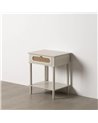 MESITA GRIS CLARO DM 48 X 40 X 61,50 CM