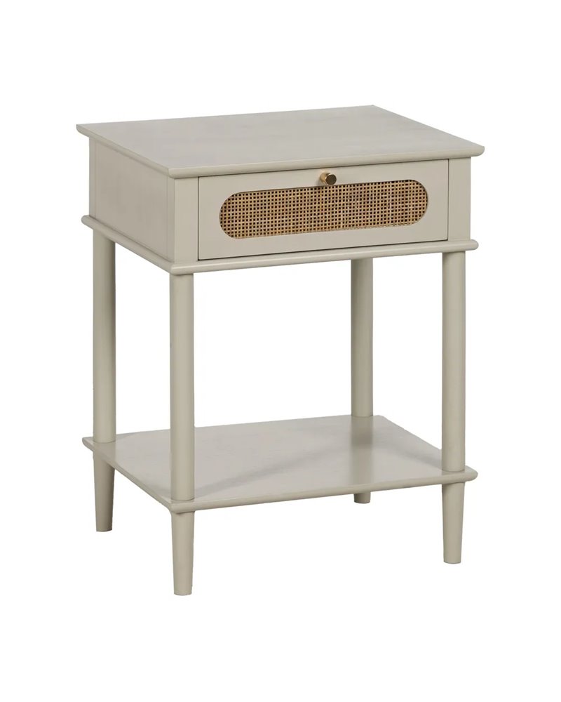 MESITA GRIS CLARO DM 48 X 40 X 61,50 CM