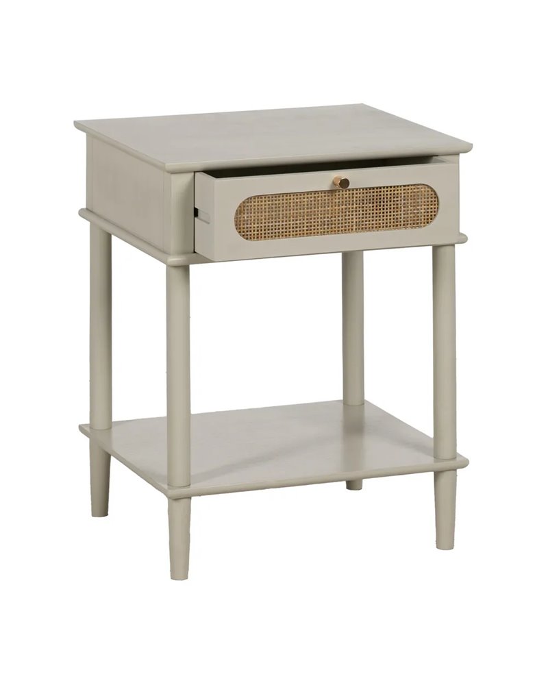 MESITA GRIS CLARO DM 48 X 40 X 61,50 CM