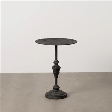 MESITA GRIS OSCURO METAL 45 X 45 X 60 CM