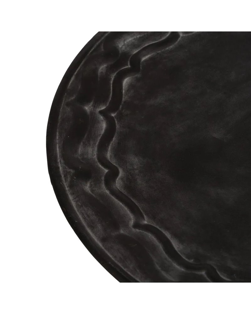 MESITA GRIS OSCURO METAL 45 X 45 X 60 CM