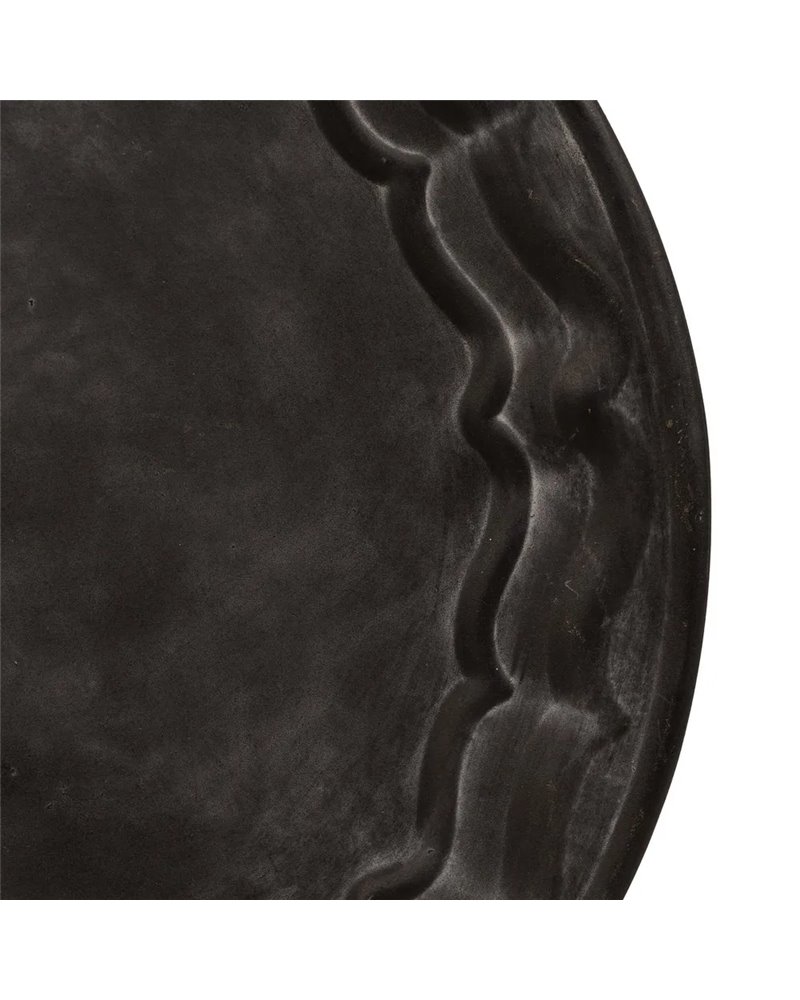 MESITA GRIS OSCURO METAL 45 X 45 X 60 CM