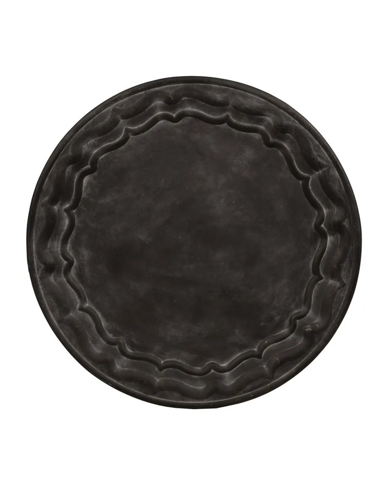 MESITA GRIS OSCURO METAL 45 X 45 X 60 CM
