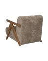 SILLÓN TAUPE MADERA DE ABEDUL SALÓN 76,50 X 87 X 72,50 CM