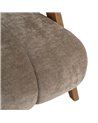 SILLÓN TAUPE MADERA DE ABEDUL SALÓN 76,50 X 87 X 72,50 CM