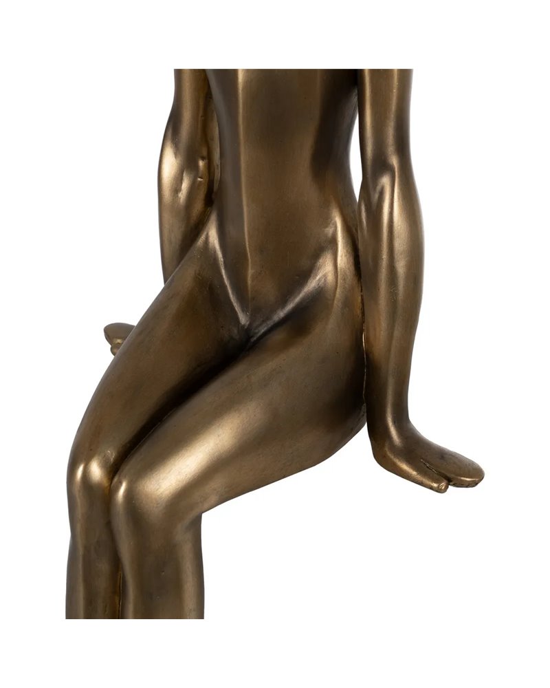 LÁMPARA MESA MUJER ORO RESINA 65 X 8 X 21 CM