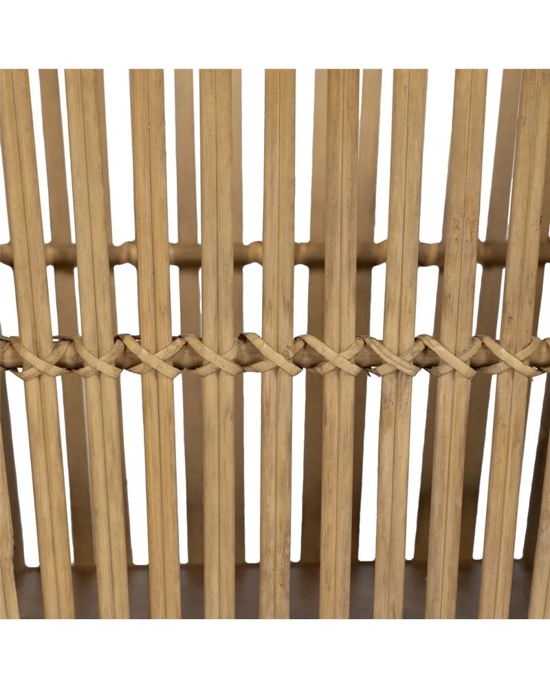 S/2 MACETEROS NATURAL BAMBÚ DECORACIÓN 32,50 X 32,50 X 34 CM