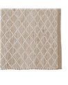ALFOMBRA BLANCO-NATURAL YUTE-ALGODÓN 160 X 240 CM