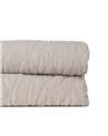 COLCHA BEIGE POLIESTER-ALGODÓN 240 X 260 CM