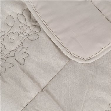 COLCHA BEIGE POLIESTER...