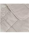 COLCHA BEIGE POLIESTER DORMITORIO 240 X 260 CM