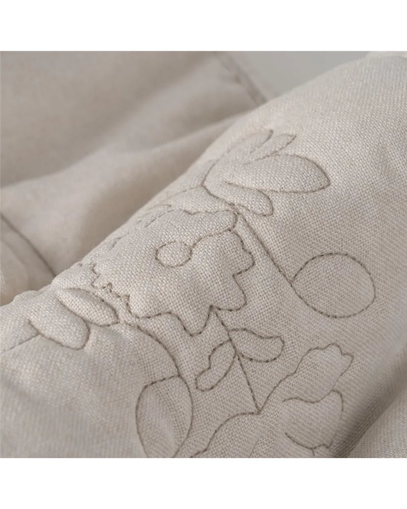 COLCHA BEIGE POLIESTER DORMITORIO 240 X 260 CM