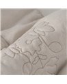 COLCHA BEIGE POLIESTER DORMITORIO 240 X 260 CM