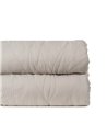 COLCHA BEIGE POLIESTER DORMITORIO 240 X 260 CM