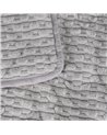 COLCHA GRIS CLARO POLIESTER TEXTIL/HOGAR 180 X 260 CM
