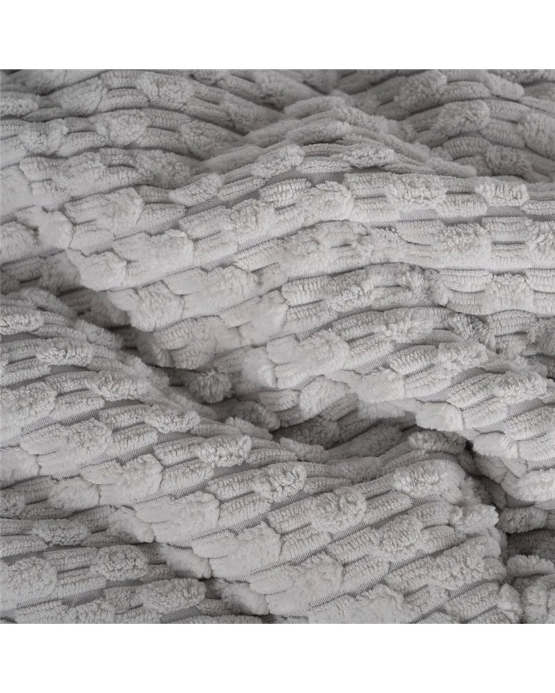 COLCHA GRIS CLARO POLIESTER TEXTIL/HOGAR 230 X 260 CM