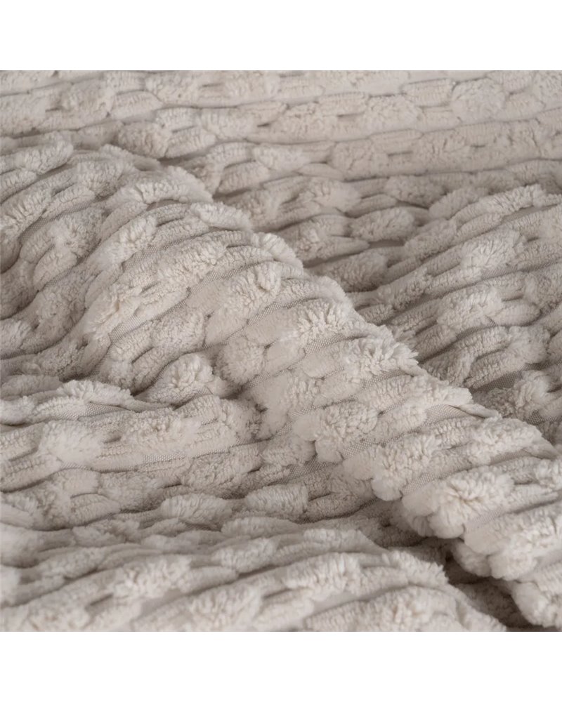 COLCHA BEIGE POLIESTER TEXTIL/HOGAR 230 X 260 CM