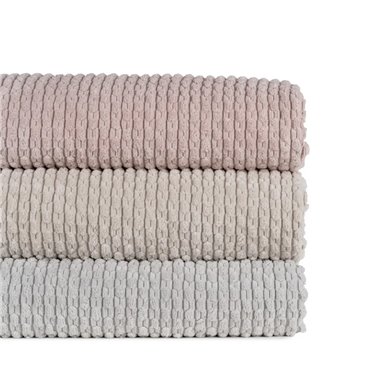 COLCHA BEIGE POLIESTER TEXTIL/HOGAR 270 X 260 CM