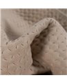 COLCHA BEIGE TERCIOPELO/MICROFIBRA 240 X 260 CM