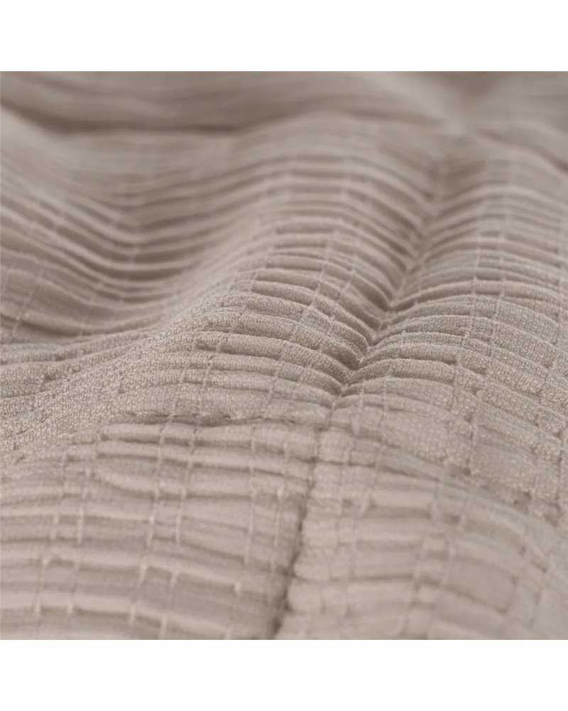 COLCHA BEIGE POLIESTER DORMITORIO 180 X 260 CM