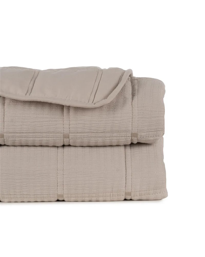 COLCHA BEIGE POLIESTER DORMITORIO 230 X 280 CM