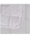 COLCHA BLANCO POLIESTER DORMITORIO 180 X 260 CM
