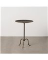 MESITA ORO VIEJO METAL 50 X 50 X 71 CM