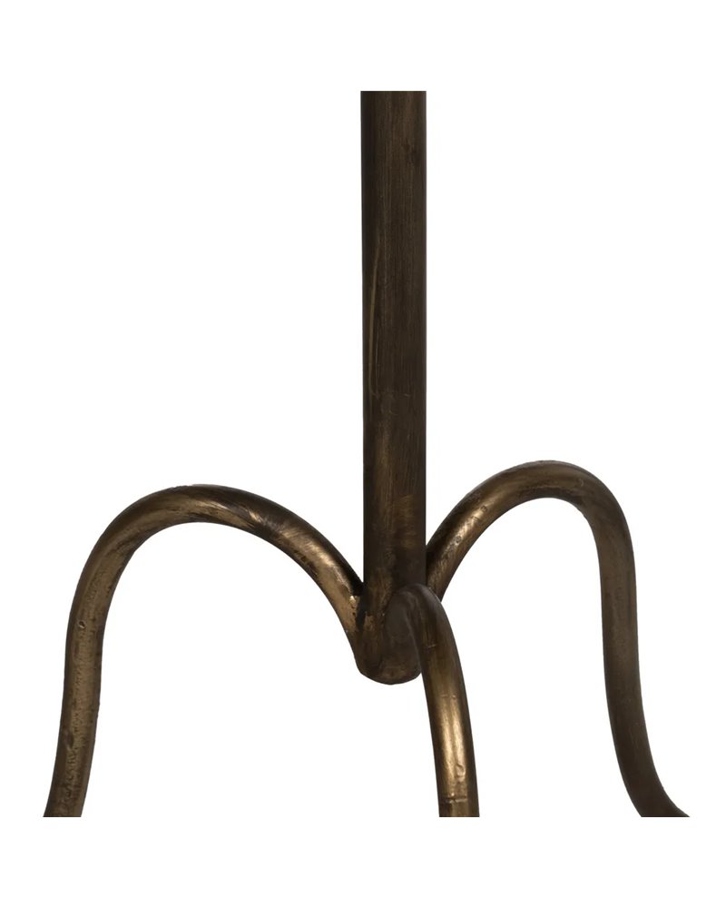 MESITA ORO VIEJO METAL 50 X 50 X 71 CM