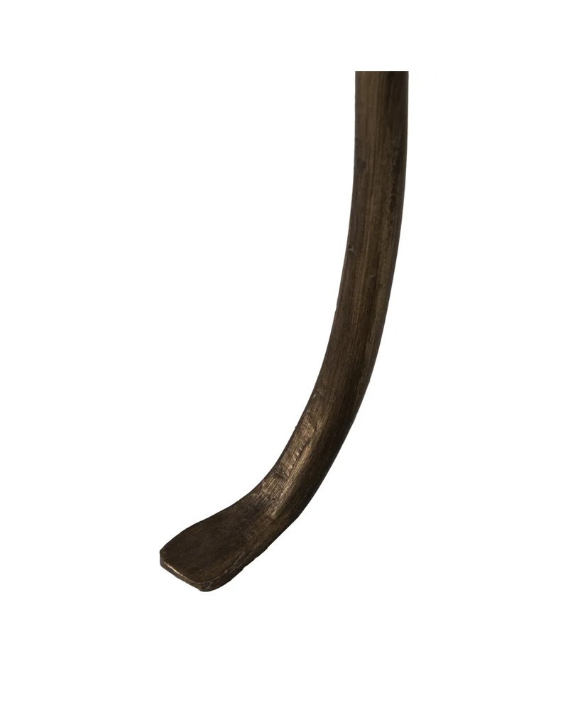 MESITA ORO VIEJO METAL 50 X 50 X 71 CM