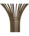 MESITA ORO METAL-MÁRMOL 42 X 42 X 65 CM