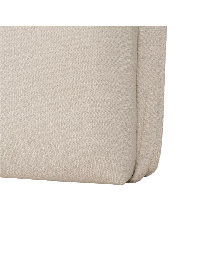 CABECERO BEIGE TEJIDO DORMITORIO 160 X 8 X 100 CM