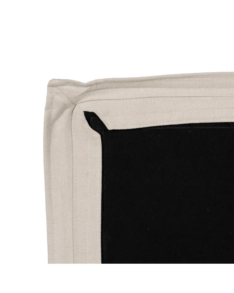 CABECERO BEIGE TEJIDO DORMITORIO 160 X 8 X 100 CM