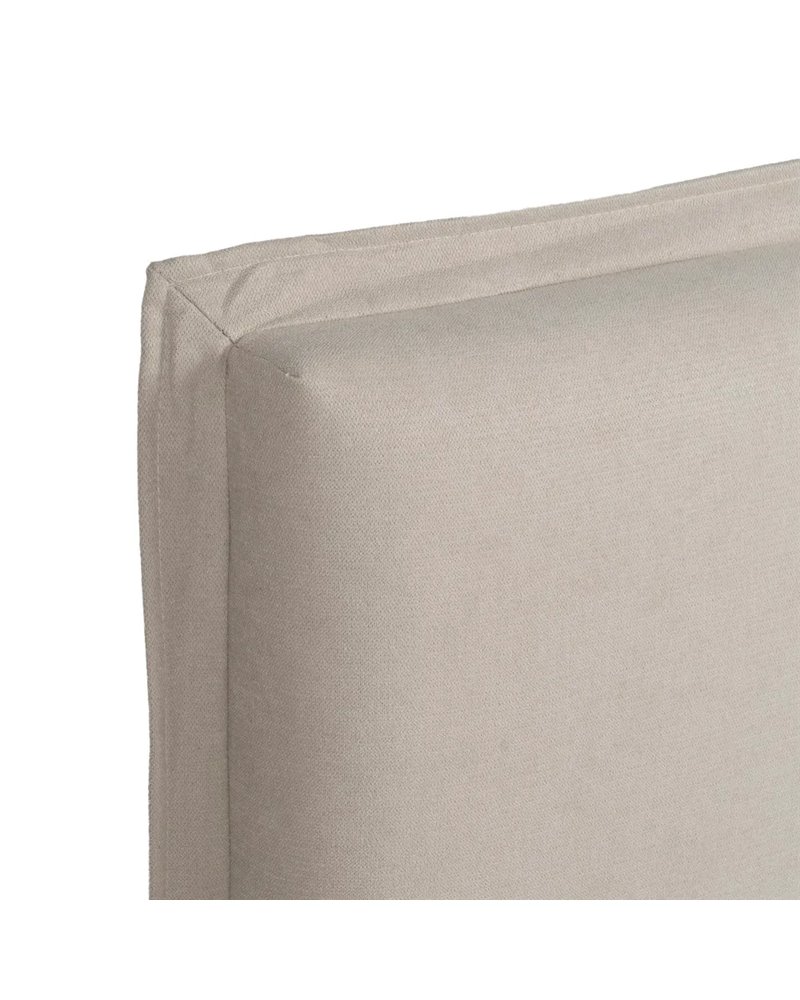 CABECERO BEIGE TEJIDO DORMITORIO 160 X 8 X 100 CM