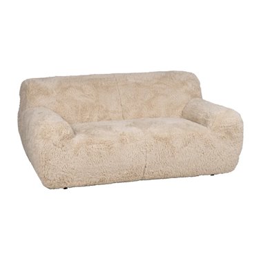 SOFÁ 2 PLAZAS BEIGE TEJIDO...