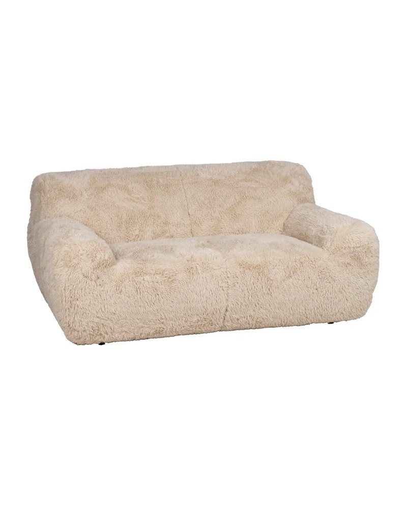 SOFÁ 2 PLAZAS BEIGE TEJIDO 185 X 107 X 79,50 CM