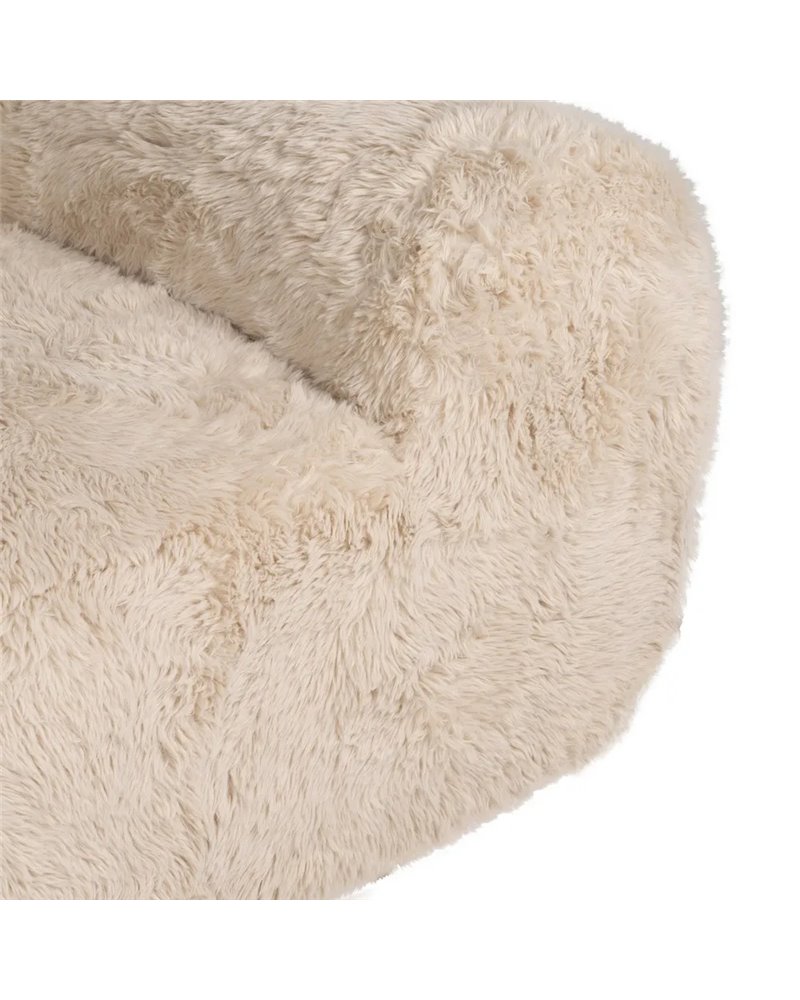 SOFÁ 2 PLAZAS BEIGE TEJIDO 185 X 107 X 79,50 CM
