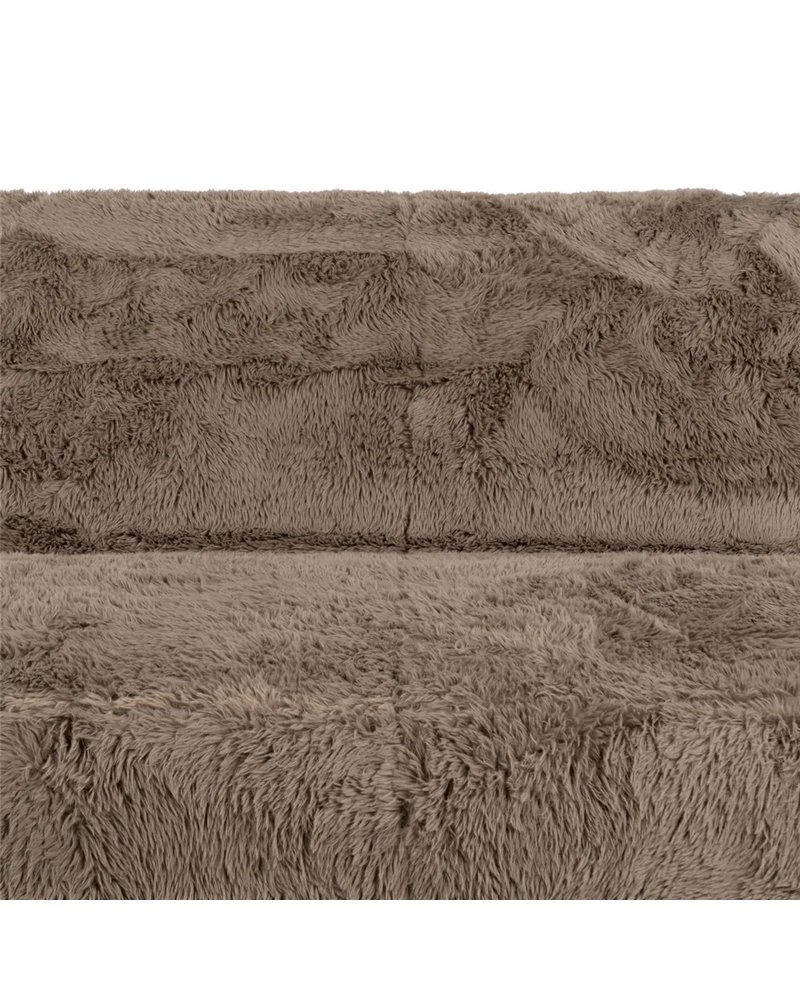 SOFÁ 3 PLAZAS TAUPE TEJIDO 240 X 107 X 79,50 CM
