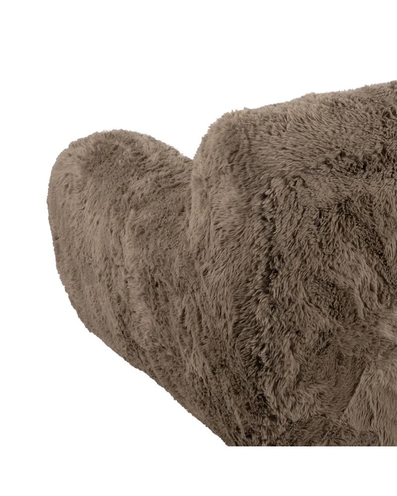 SOFÁ 3 PLAZAS TAUPE TEJIDO 240 X 107 X 79,50 CM