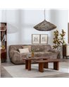 SOFÁ 3 PLAZAS TAUPE TEJIDO 240 X 107 X 79,50 CM