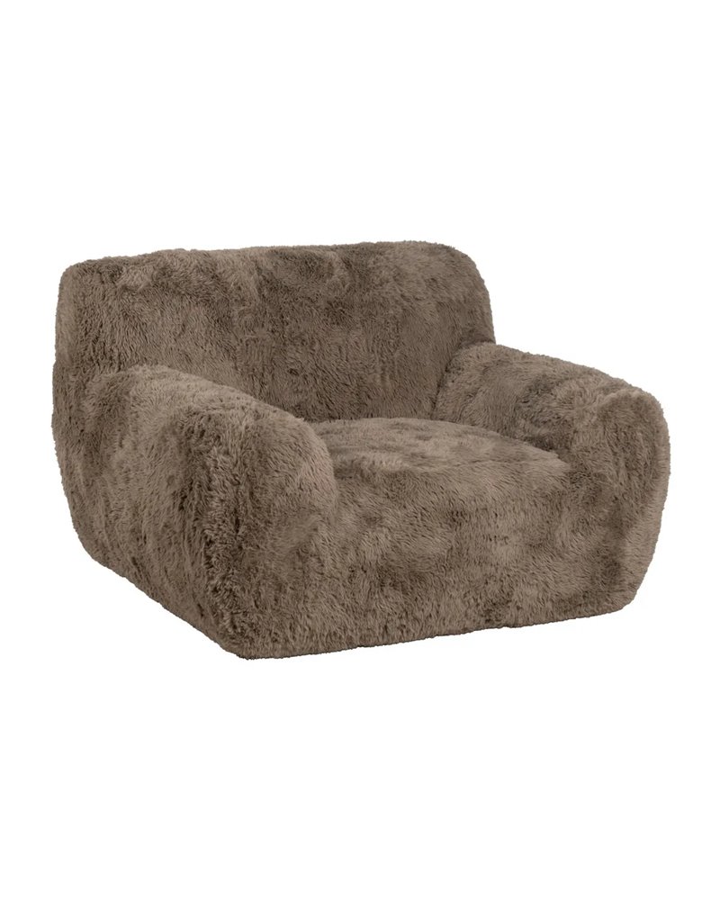 SILLÓN TAUPE TEJIDO 124 X 107 X 79,50 CM