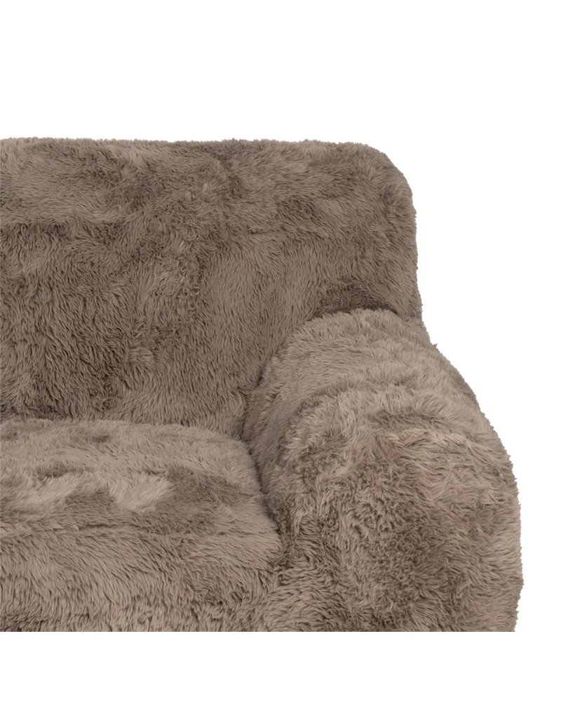 SILLÓN TAUPE TEJIDO 124 X 107 X 79,50 CM