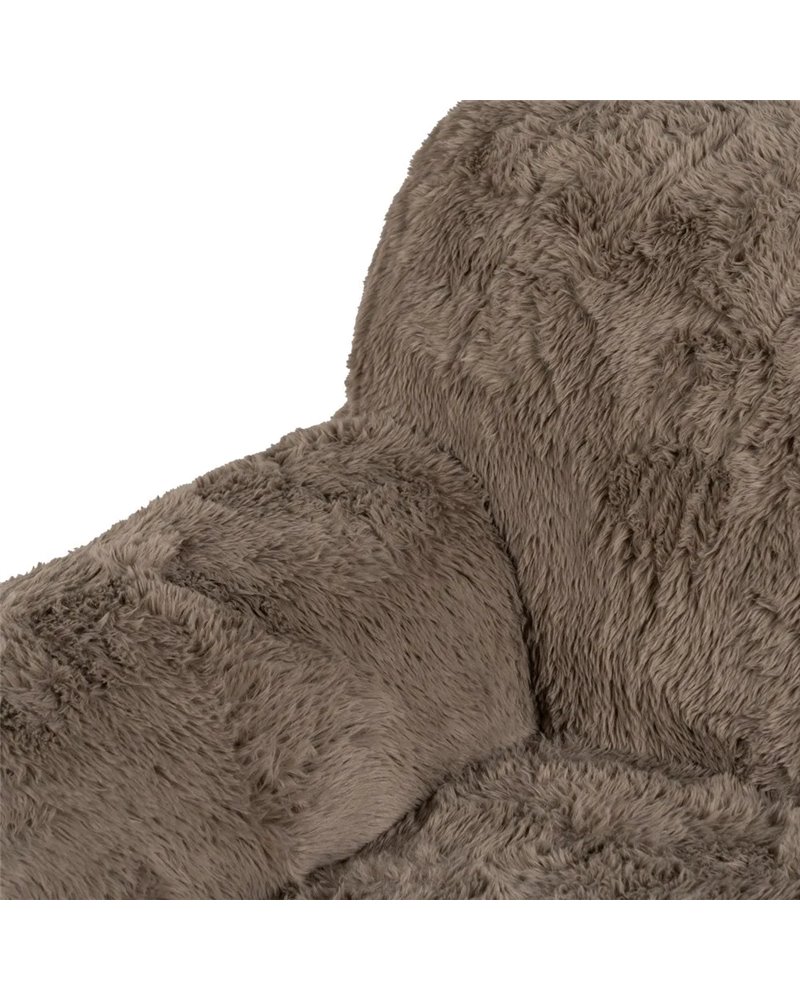SILLÓN TAUPE TEJIDO 124 X 107 X 79,50 CM