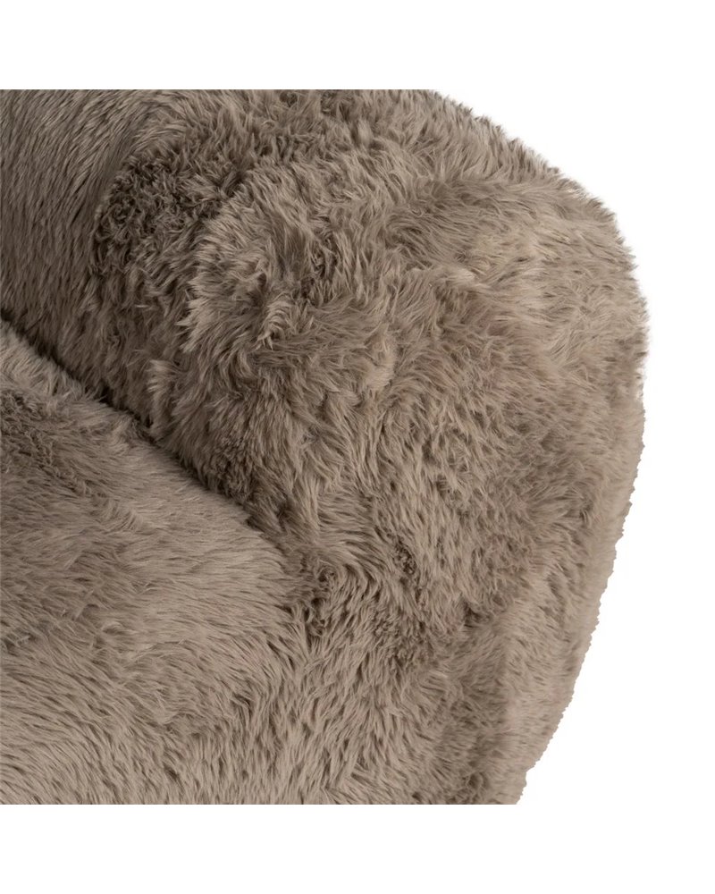 SILLÓN TAUPE TEJIDO 124 X 107 X 79,50 CM