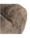 SILLÓN TAUPE TEJIDO 124 X 107 X 79,50 CM