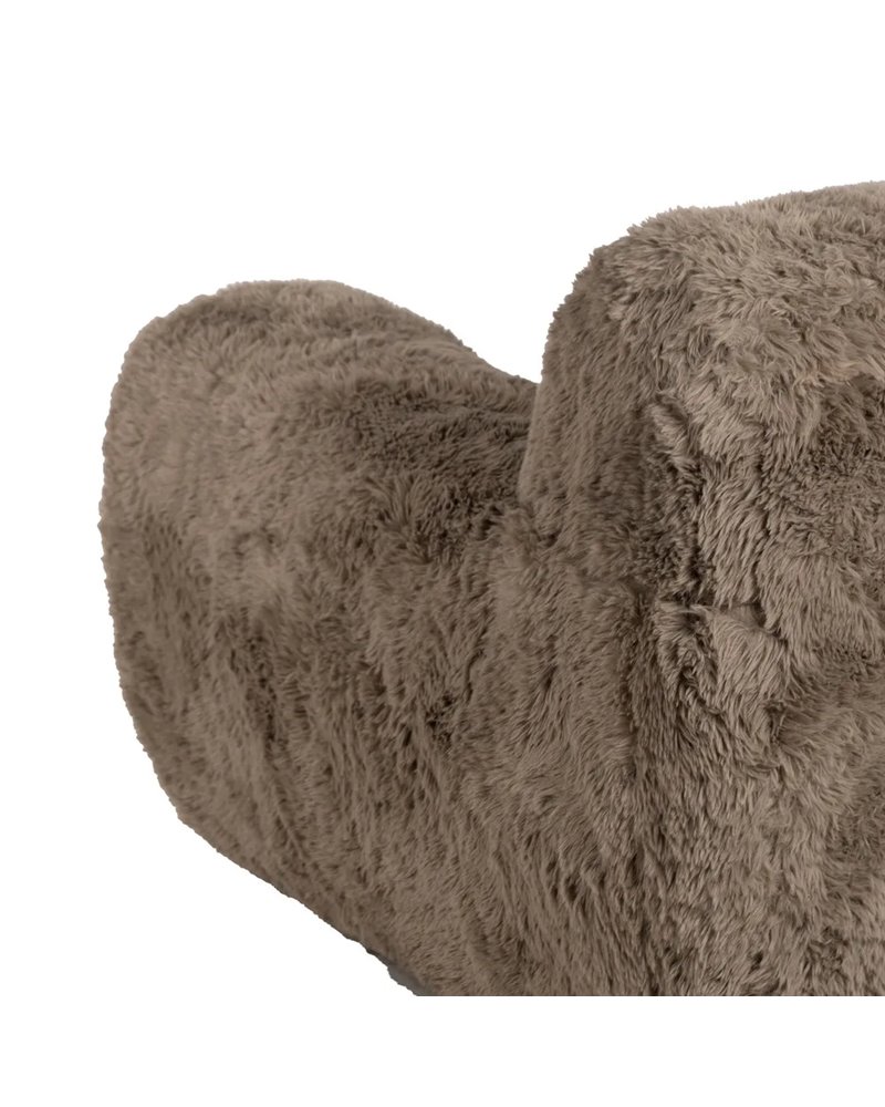 SILLÓN TAUPE TEJIDO 124 X 107 X 79,50 CM