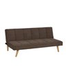 SOFÁ-CAMA TAUPE MADERA DECORACIÓN 175 X 84 X 73 CM