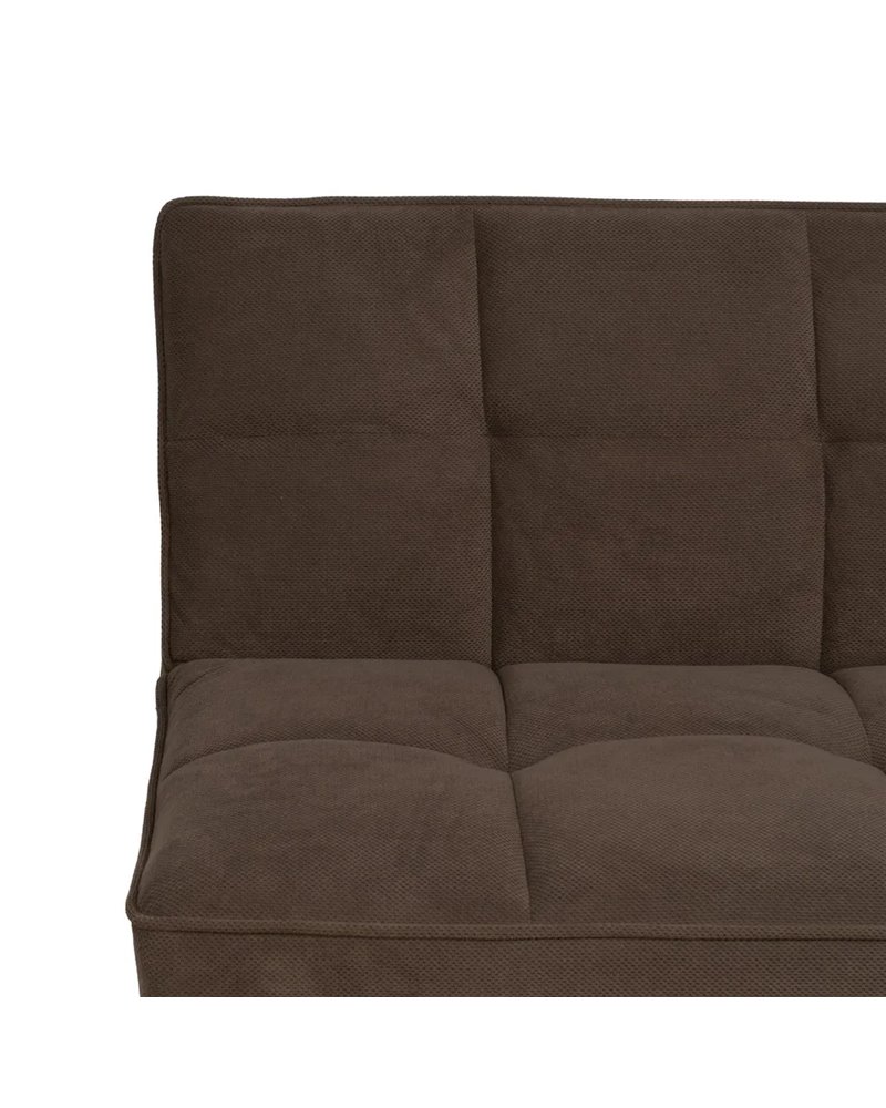 SOFÁ-CAMA TAUPE MADERA DECORACIÓN 175 X 84 X 73 CM