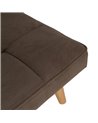 SOFÁ-CAMA TAUPE MADERA DECORACIÓN 175 X 84 X 73 CM