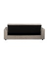 SOFÁ-CAMA TAUPE MADERA DECORACIÓN 216 X 85 X 85 CM