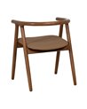 SILLA AMARILLO-MARRÓN MADERA DE OLMO 47 X 46 X 71 CM